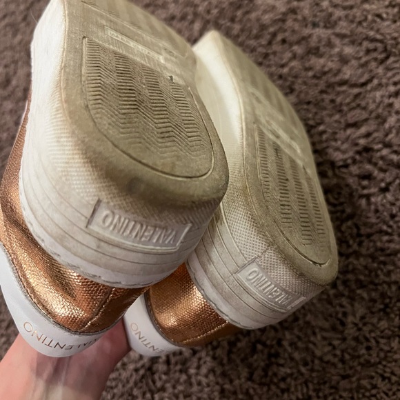 VALENTINO BY MARIO VALENTINO
Sela Metallic Platform Sneakers - Picture 9 of 14